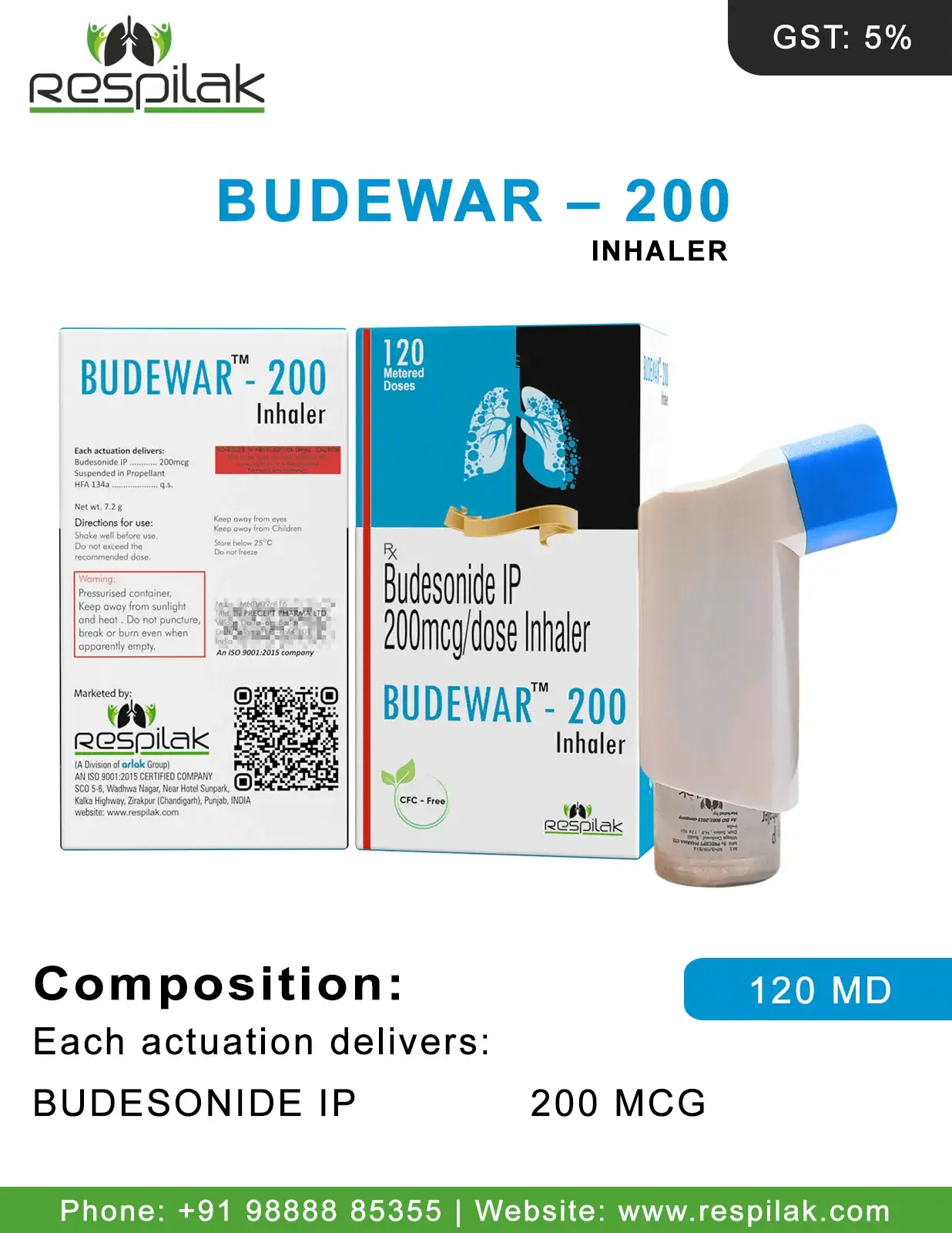 Budewar 200 Inhaler