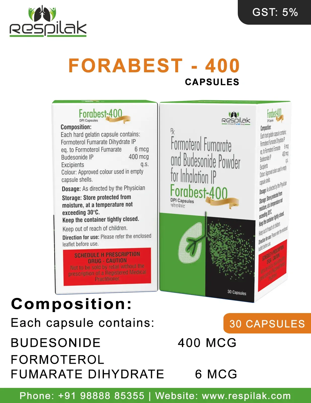 FORABEST 400 CAPSULES