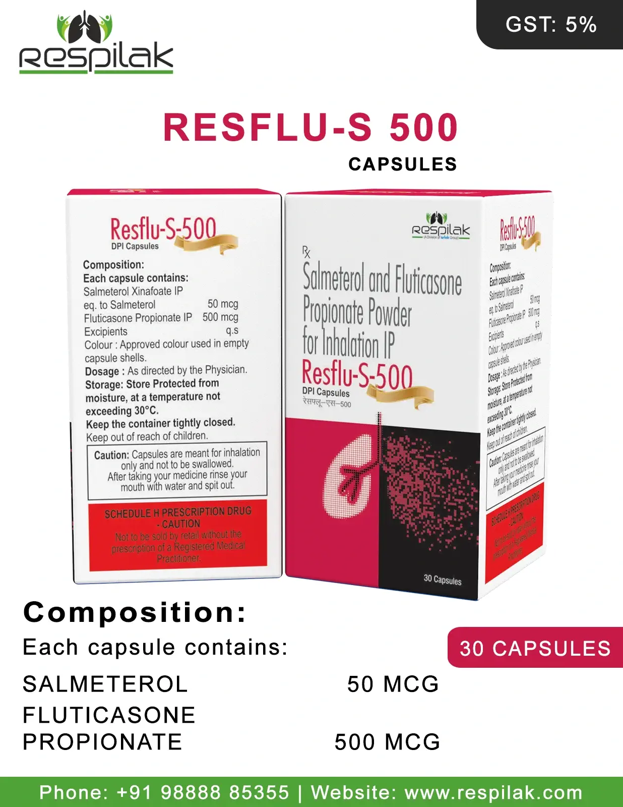 Resflu S 500 DPI Capsules