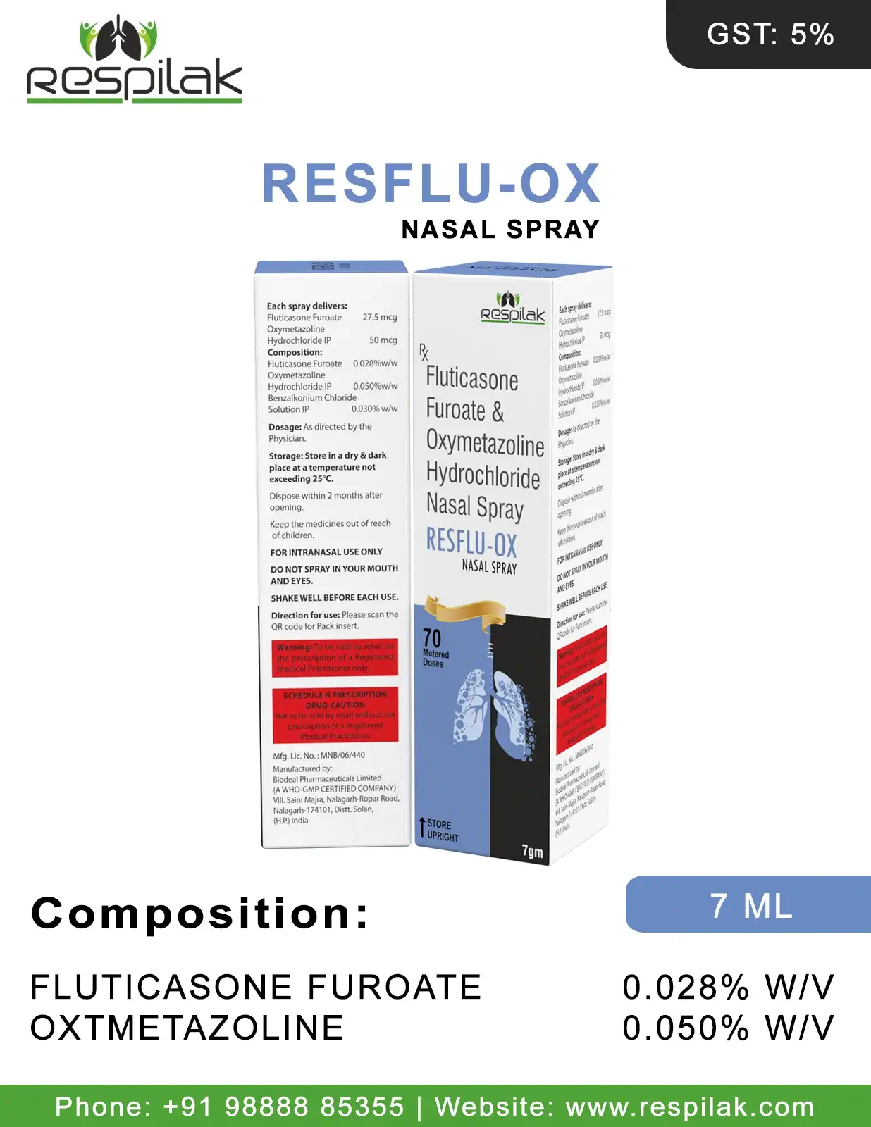 Resflu OX Nasal Spray