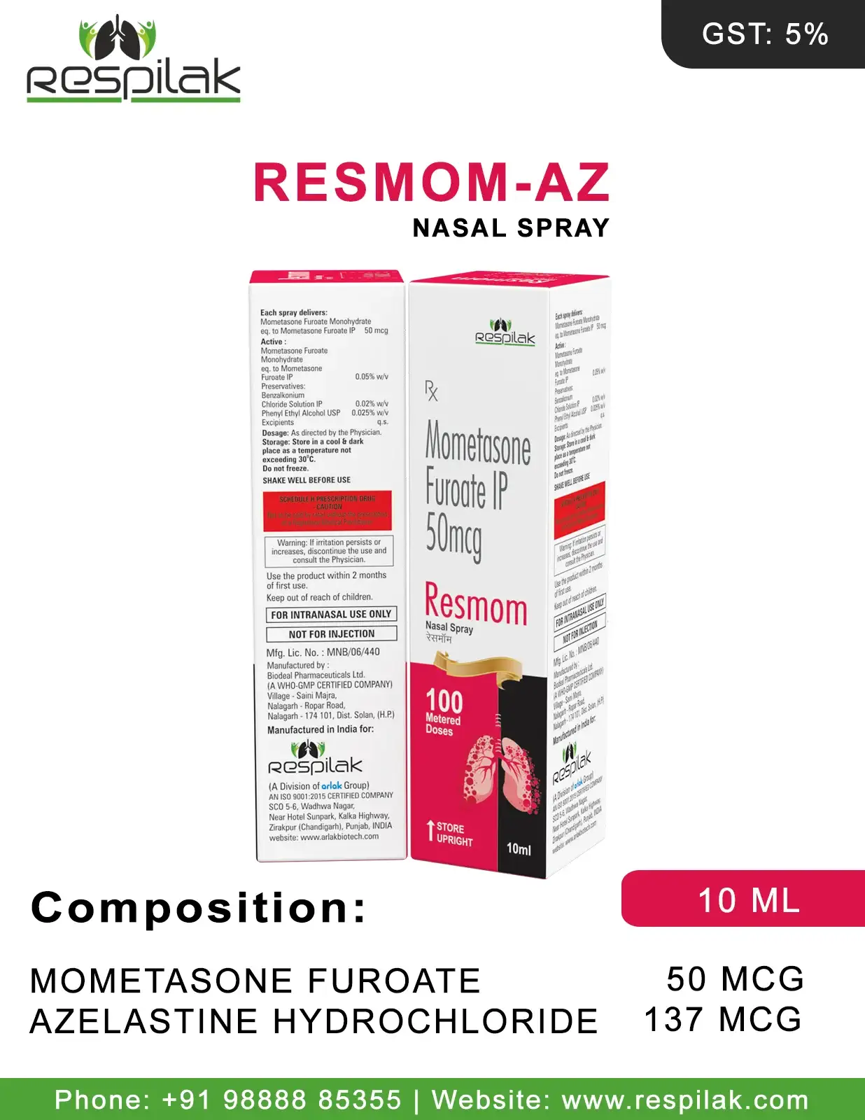 Resmom AZ Nasal Spray