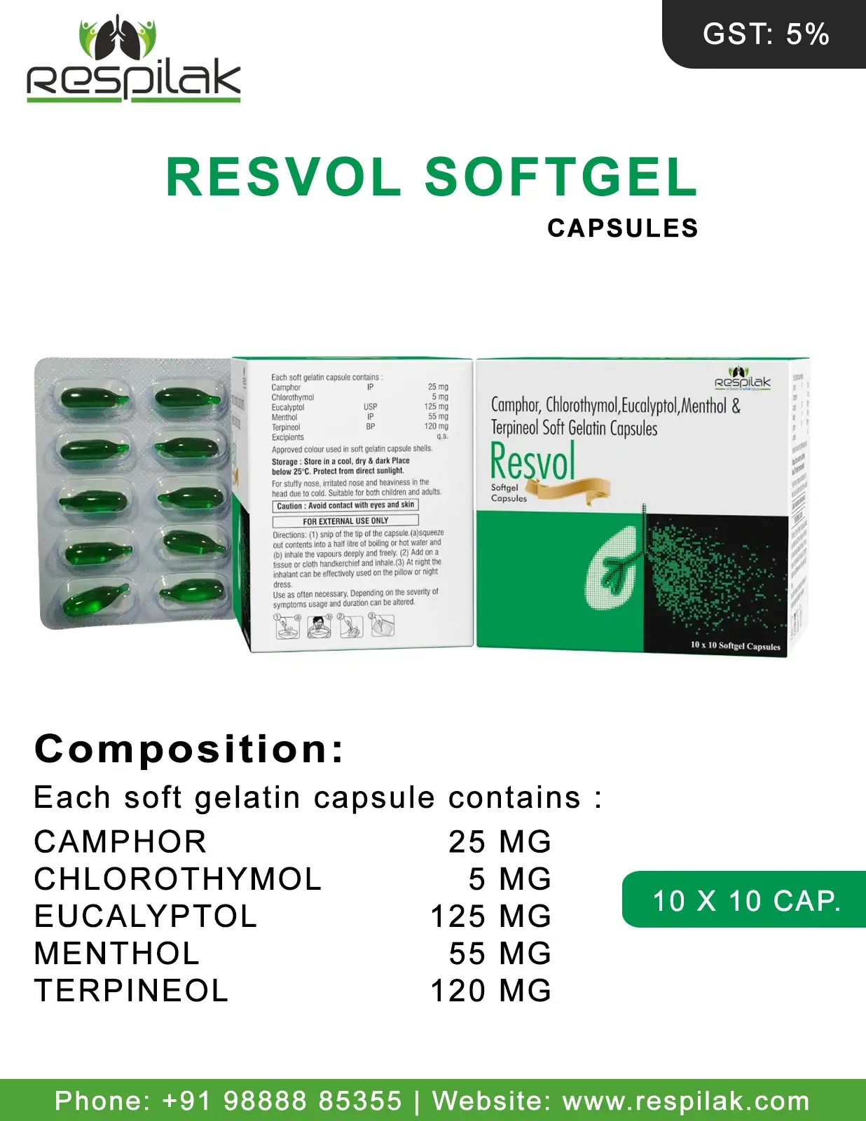 RESVOL SOFTGEL Capsules