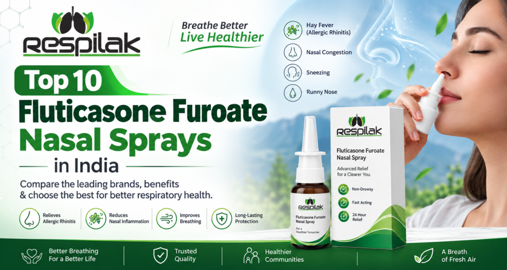 Top 10 fluticasone furoate nasal sprays in India