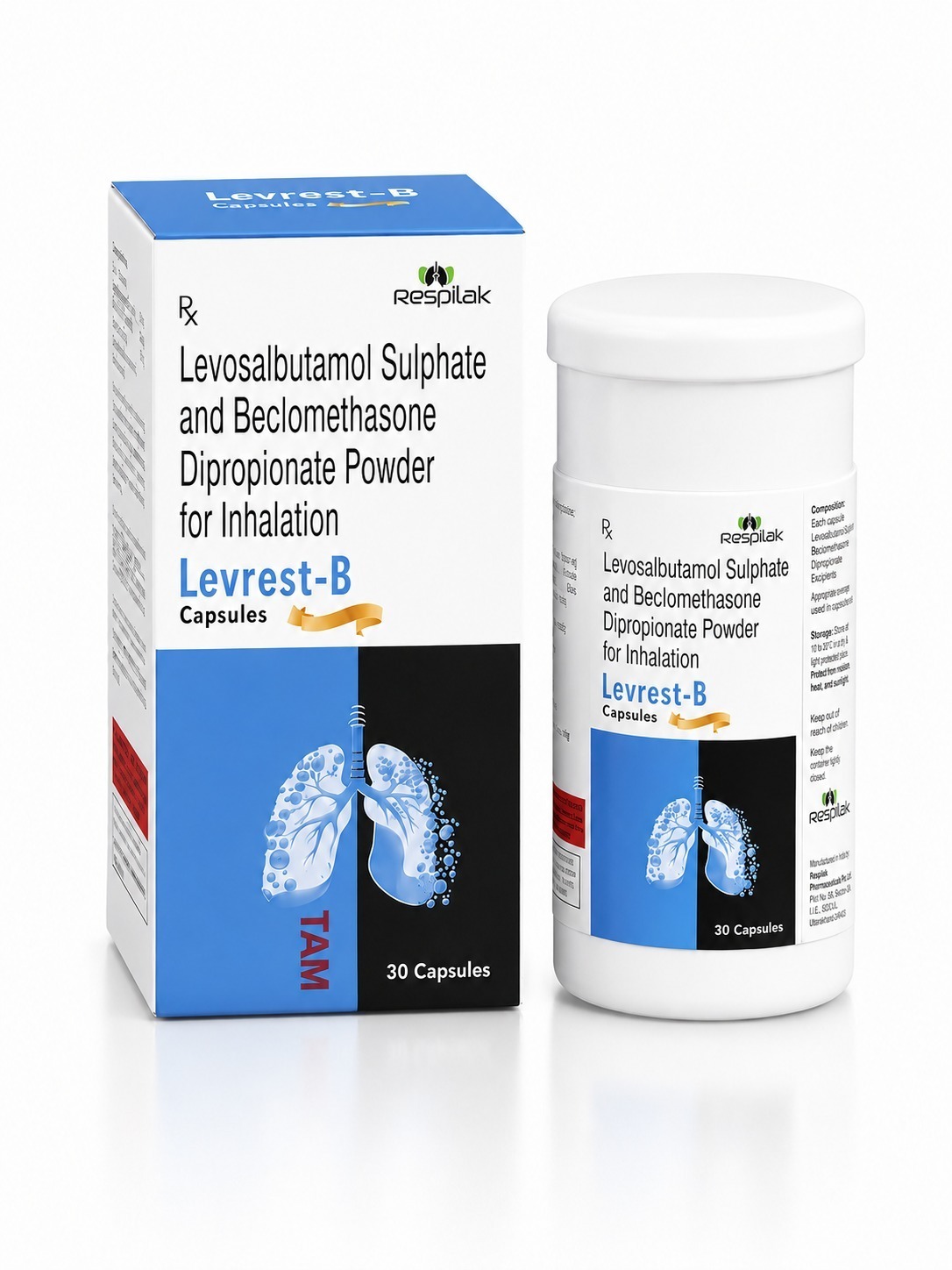 Levosalbutamol Sulphate + Beclomethasone Dipropionate Powder for Inhalation