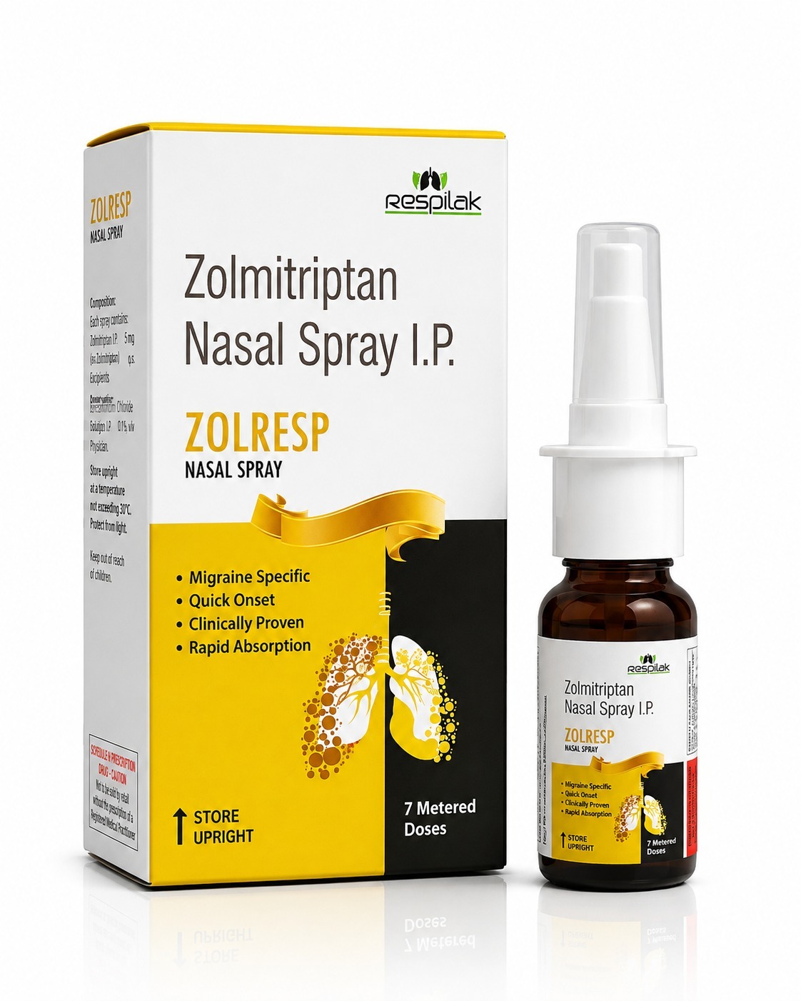 Zolmitriptan IP 5 mg Nasal Spray